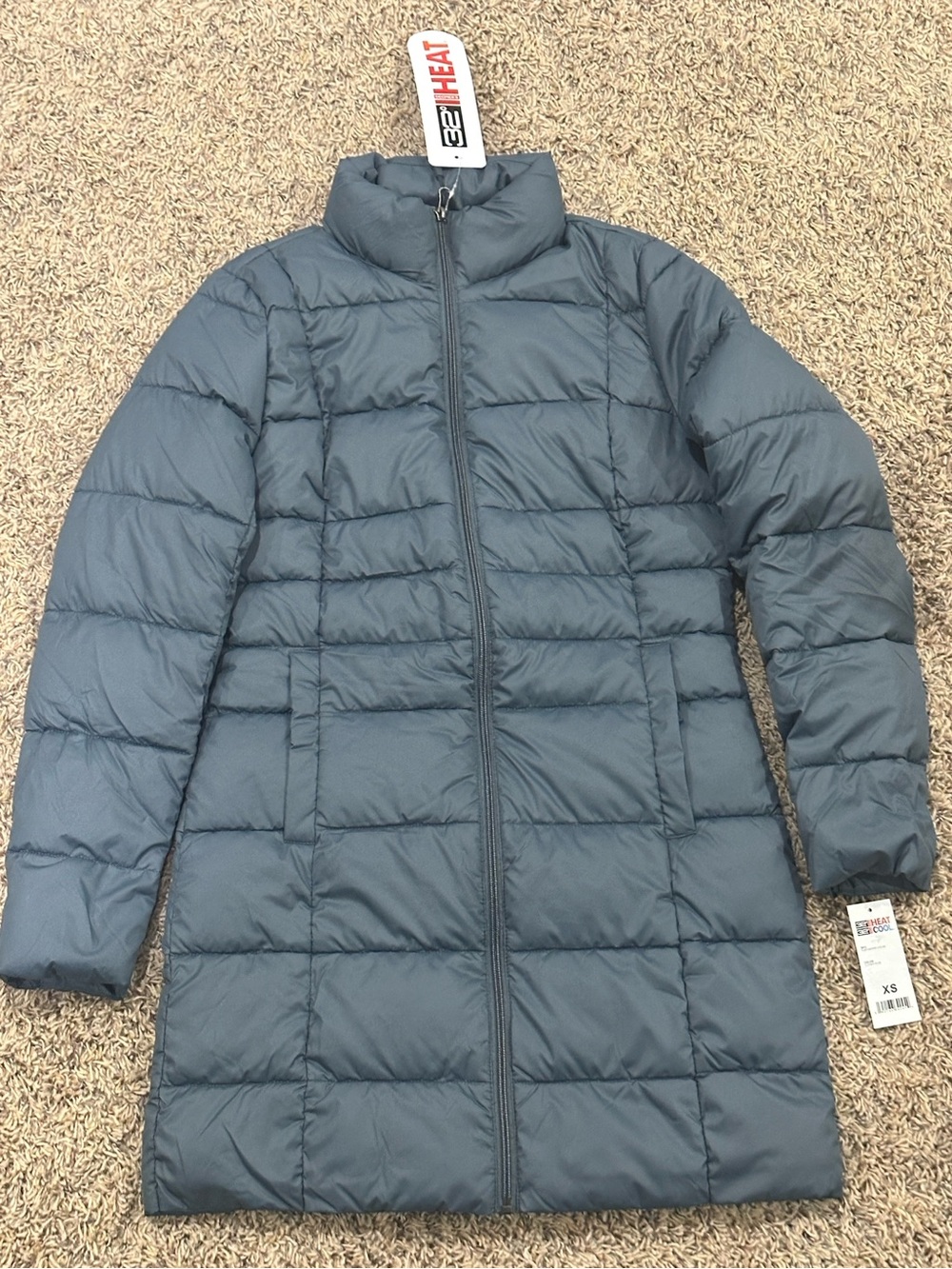 32 degree heat puffer jacket